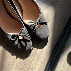 STUART WEITZMAN suede leather block heels